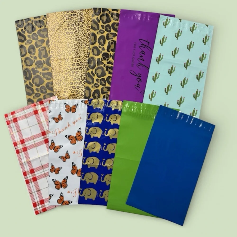 (10) 6x9 Spring Assorted Poly Mailers (Pack #11)